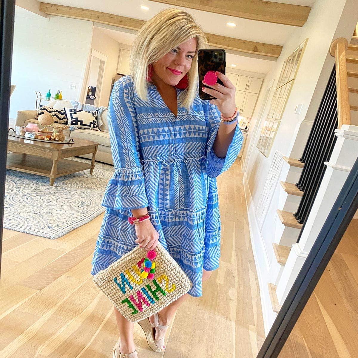 floral long dresses for women Provence Bloom Long Sleeve Maxi Dress Floral Blue main image 0