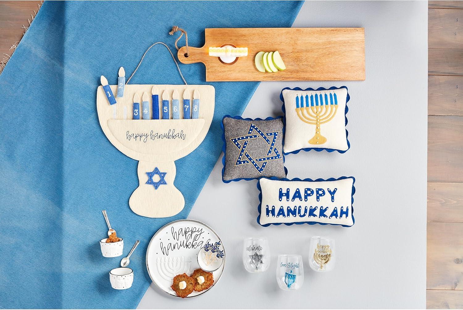 imageMud Pie Light Up Menorah Sitter 4 14 x 4 12