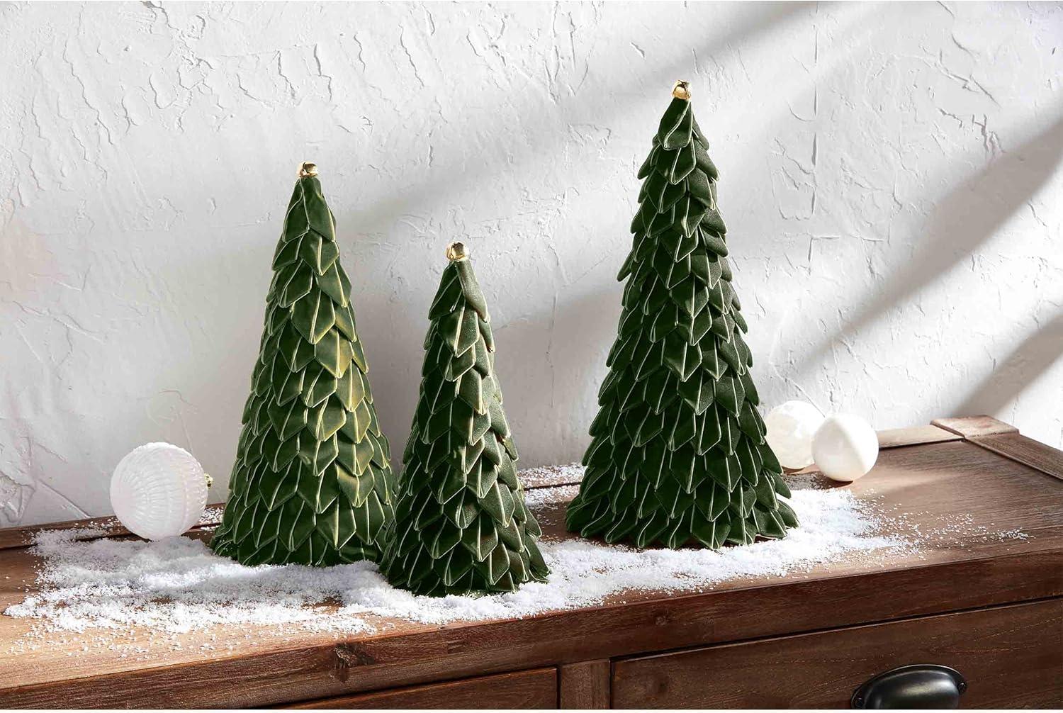 imageMud Pie Velvet Ribbon Trees Small 10 x 4 Dia Medium 12 x 5 Dia Large 14 x 5 34 Dia