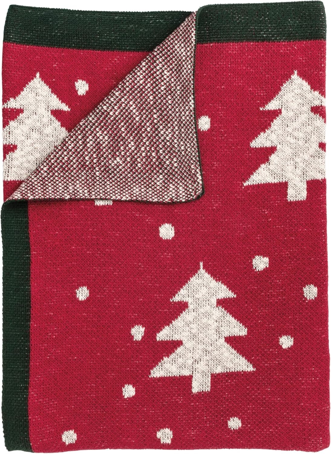 imageMud Pie Christmas Tree Knit Throw Blanket
