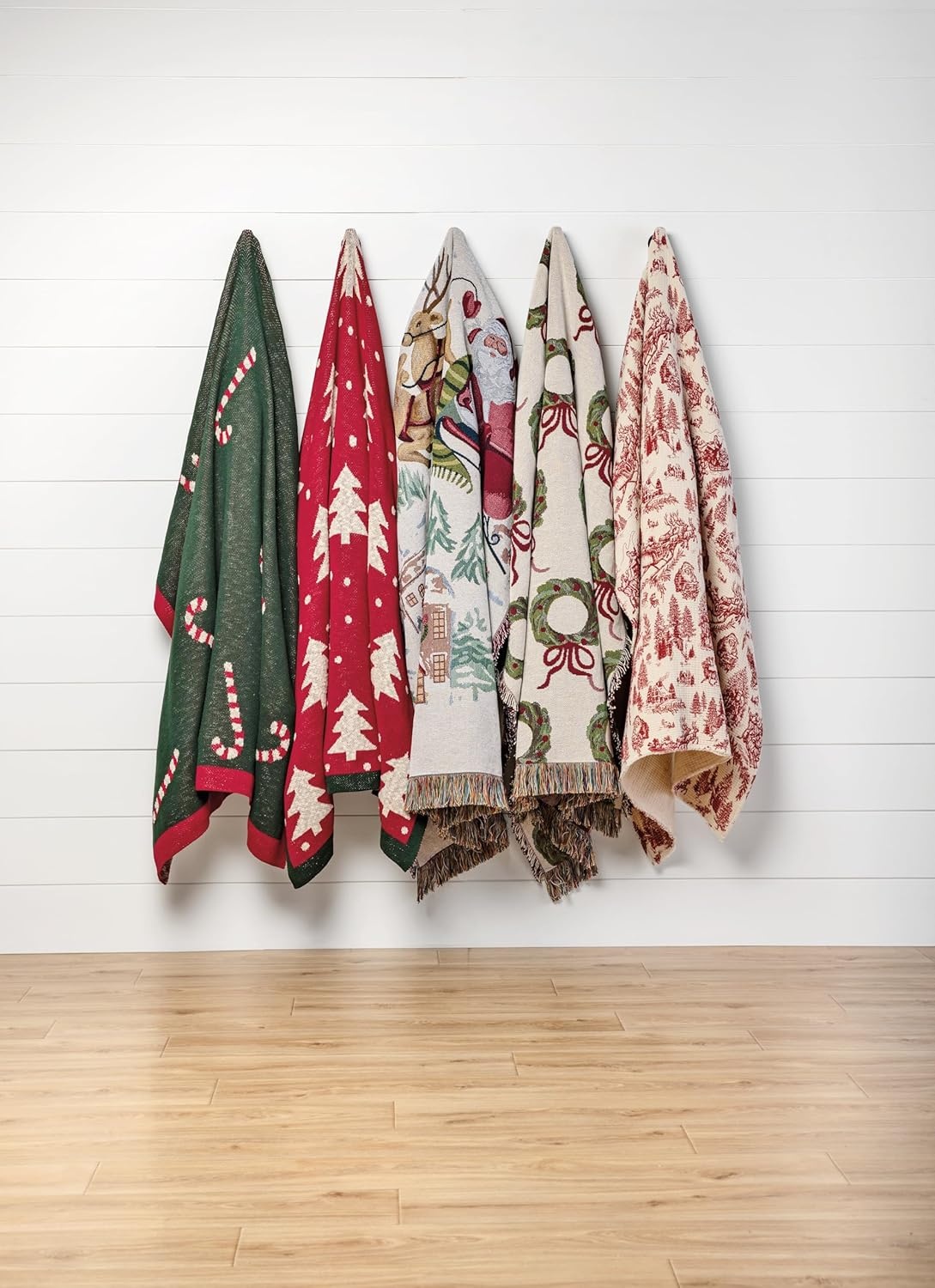 imageMud Pie Christmas Tree Knit Throw Blanket