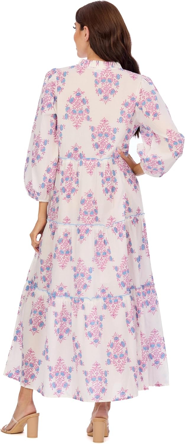 imageMud Pie Womens Mud Pie Womens Farris Maxi DressWhite
