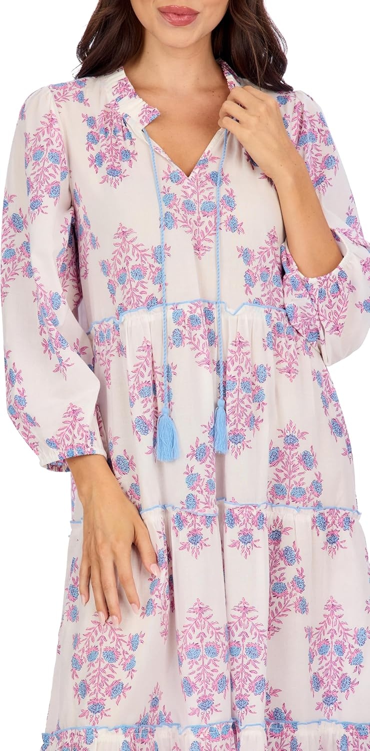 imageMud Pie Womens Mud Pie Womens Farris Maxi DressWhite