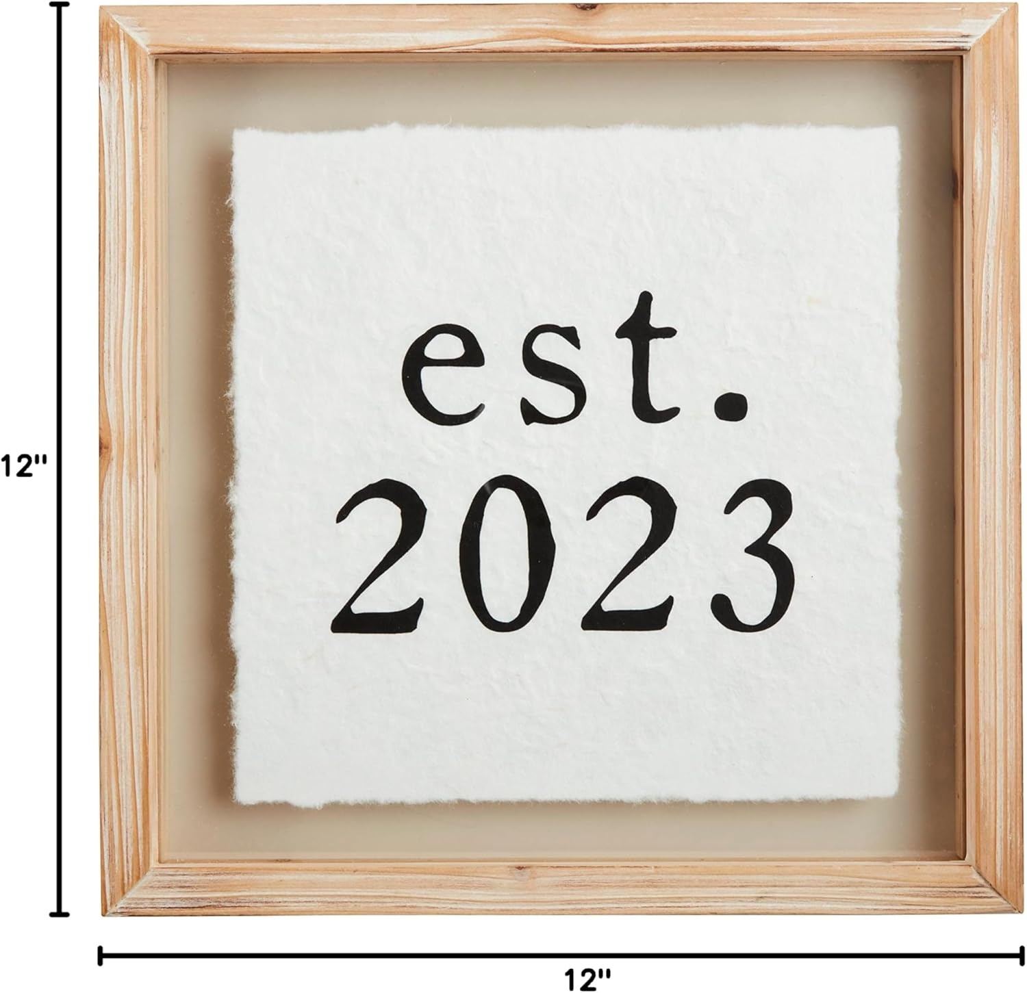 image:imageMud Pie Est 2023 Wall Plaque Brown
