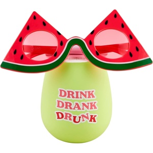 Mud Pie Summer Silicone Wine Glass Lm(Lime)