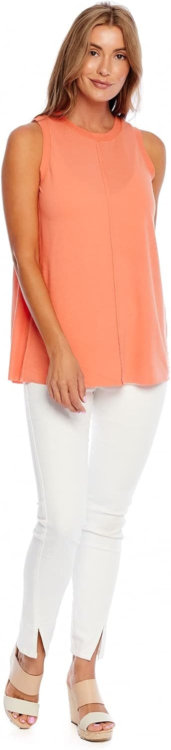 image:imageMud Pie Dempsey Womens Sleeveless Swing Tank TopCoral