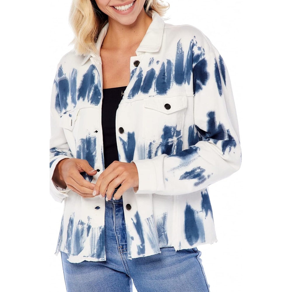 image:imageMud Pie Womens Tate Jacket White MediumWhite