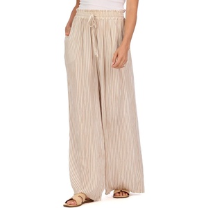 Mud Pie Women’s Tracey Beach Pant, Tan, Small