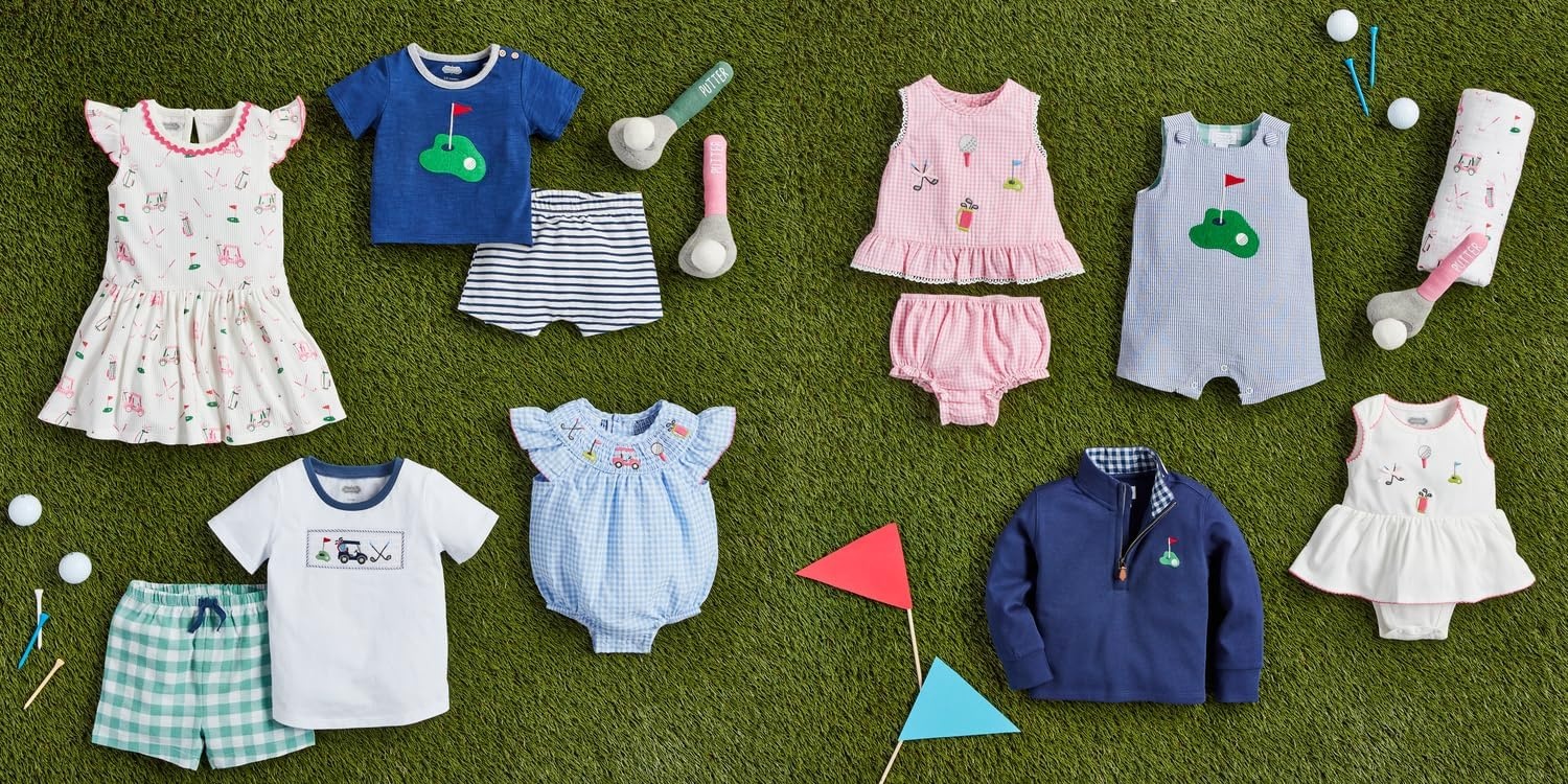 image:imageMud Pie Baby Girls Mud Pie Childrens Golf Print Tshirt DressGolf Print