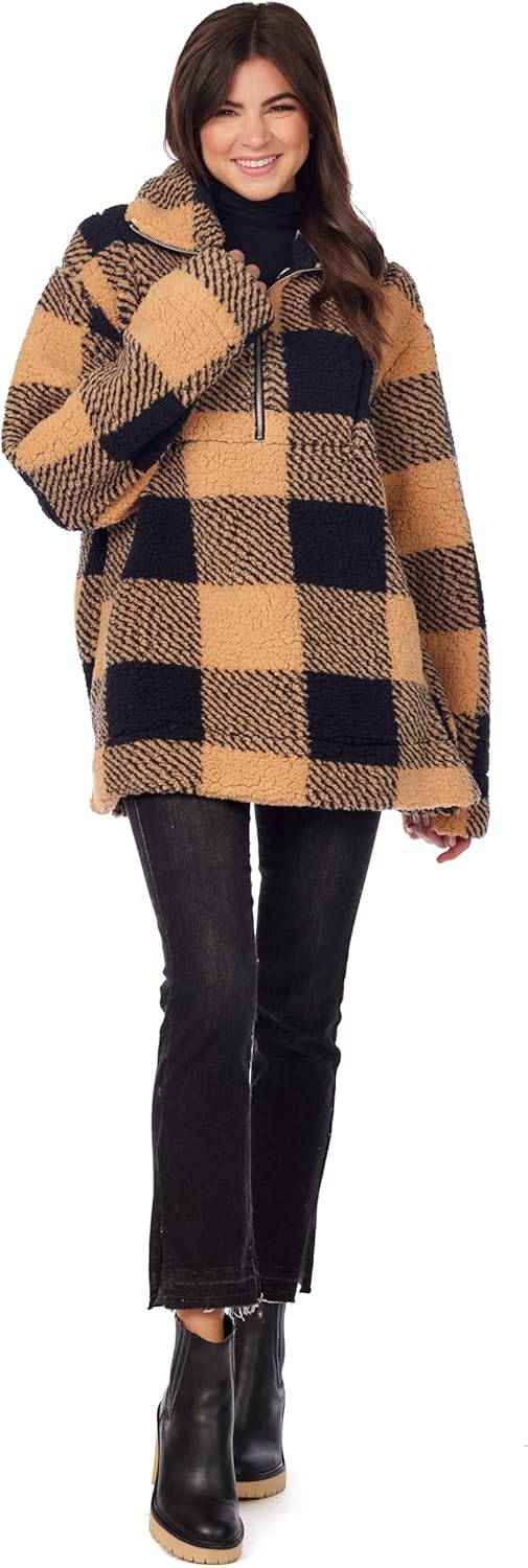 image:imageMud Pie Womens Women Landis PulloverBrown