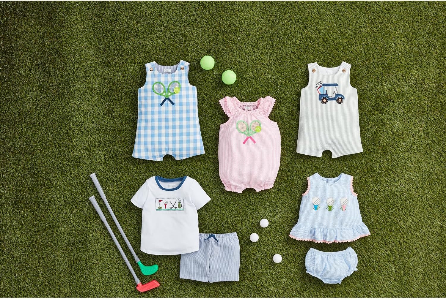image:imageMud Pie Baby Girls Mud Pie Baby Girl Eyelet Pinafore SetGolf