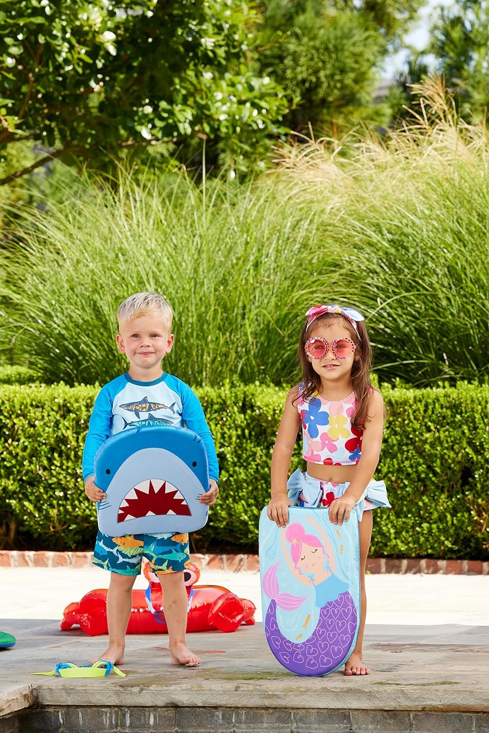 image:imageMud Pie Girls Girls Swimsuit amp Headband SetMultifloral