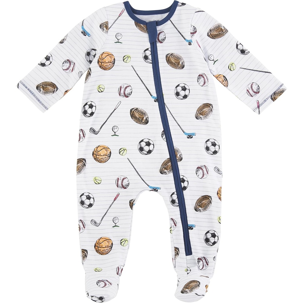 image:imageMud Pie Baby Boys Footed SleeperSports