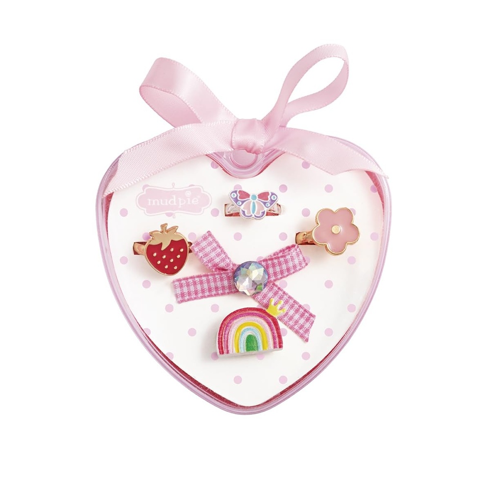 image:imageMud Pie Kids Heart Ring SetPink
