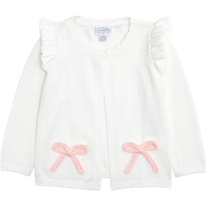 Mud Pie Baby Girl Bow Cardigan