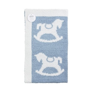 Mud Pie Kids’ Rocking Horse Chenille Blanket