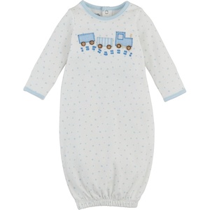 Mud Pie Kids Train Applique Gown