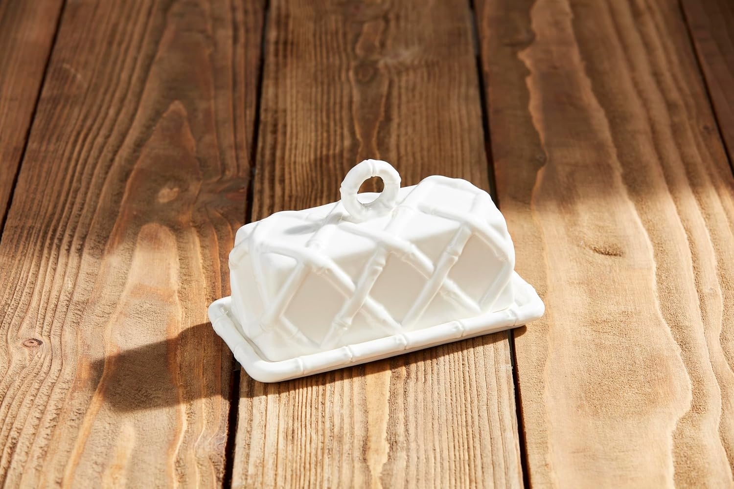 image:imageMud Pie Bamboo Butter Dish 4 34 x 7