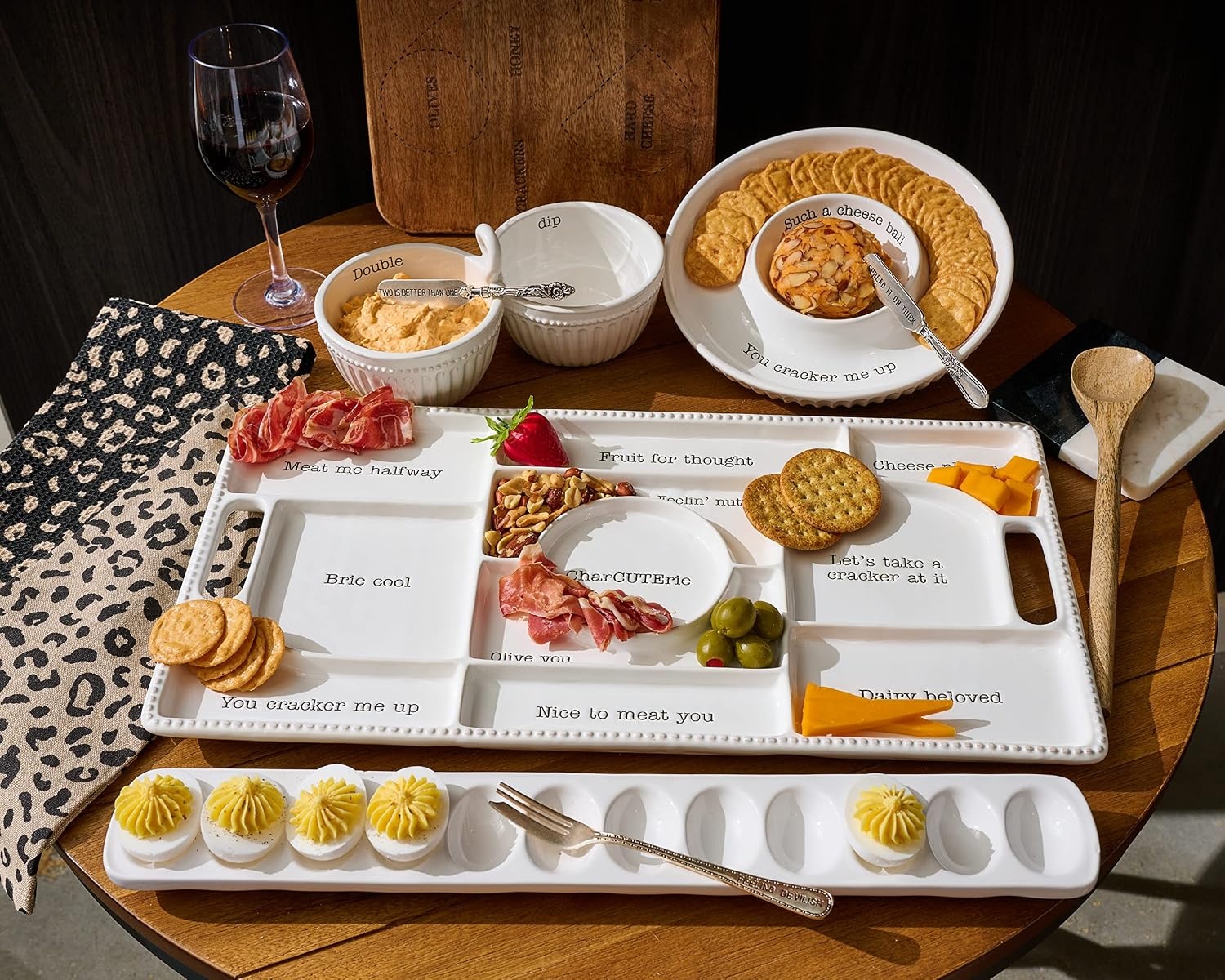 image:imageMud Pie Circa Cheese Ball Dish SetWhite dish 1 12 x 9 12 dia spreader 5 12dish 1 12 x 9 12 dia spreader 5 12