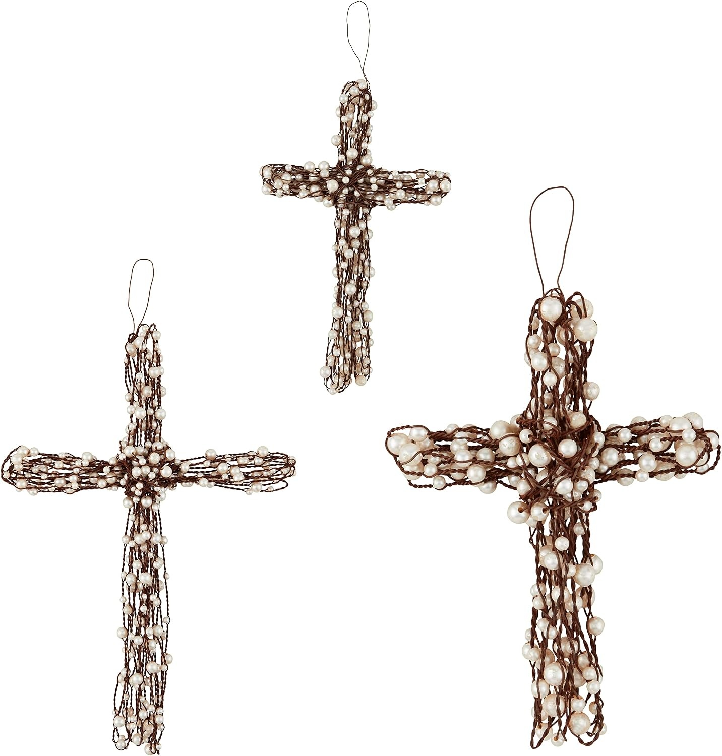 image:imageMud Pie Small Beaded Wire Cross Small 7 x 4