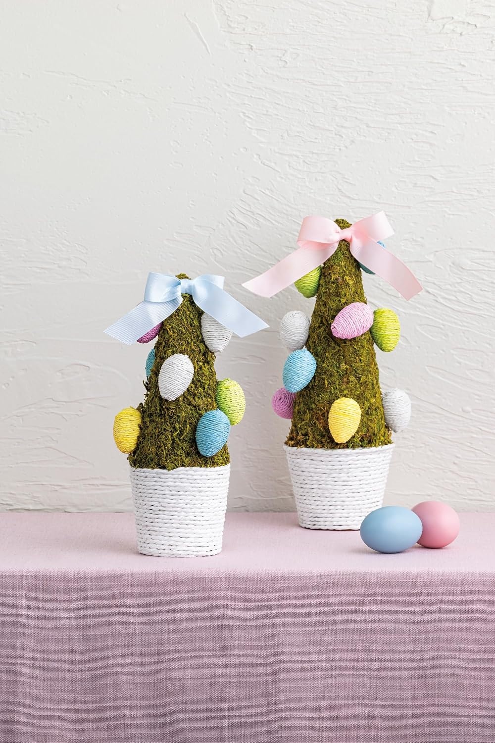 image:imageMud Pie Small Moss Easter Egg Tree 10 x 3 14 DiaGreen