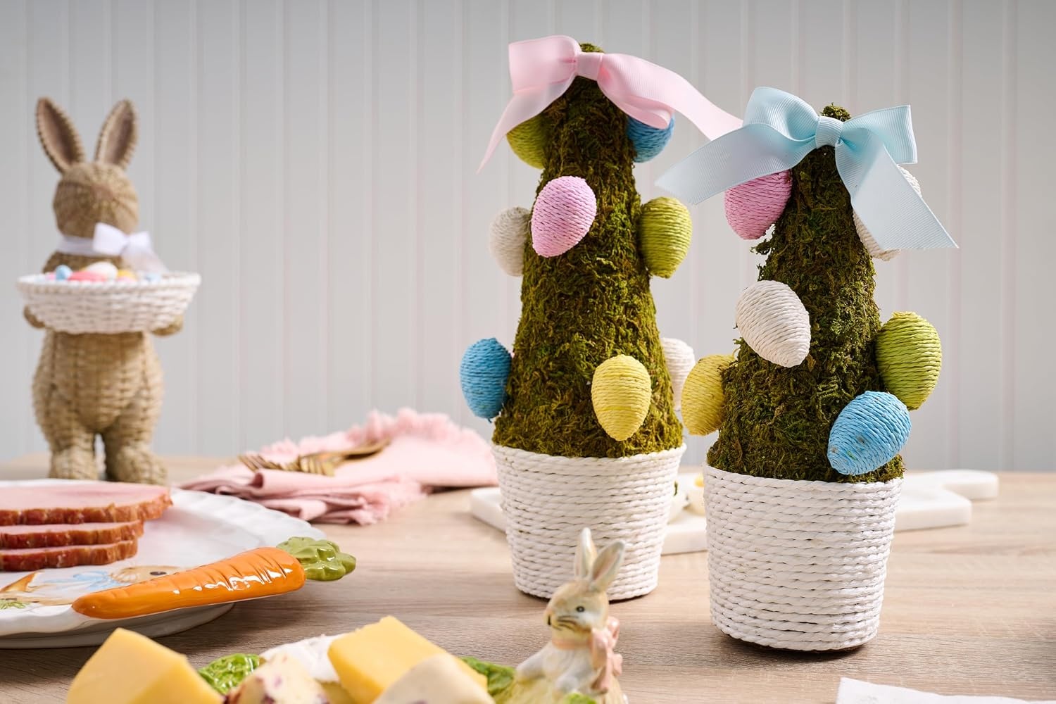 image:imageMud Pie Small Moss Easter Egg Tree 10 x 3 14 DiaGreen