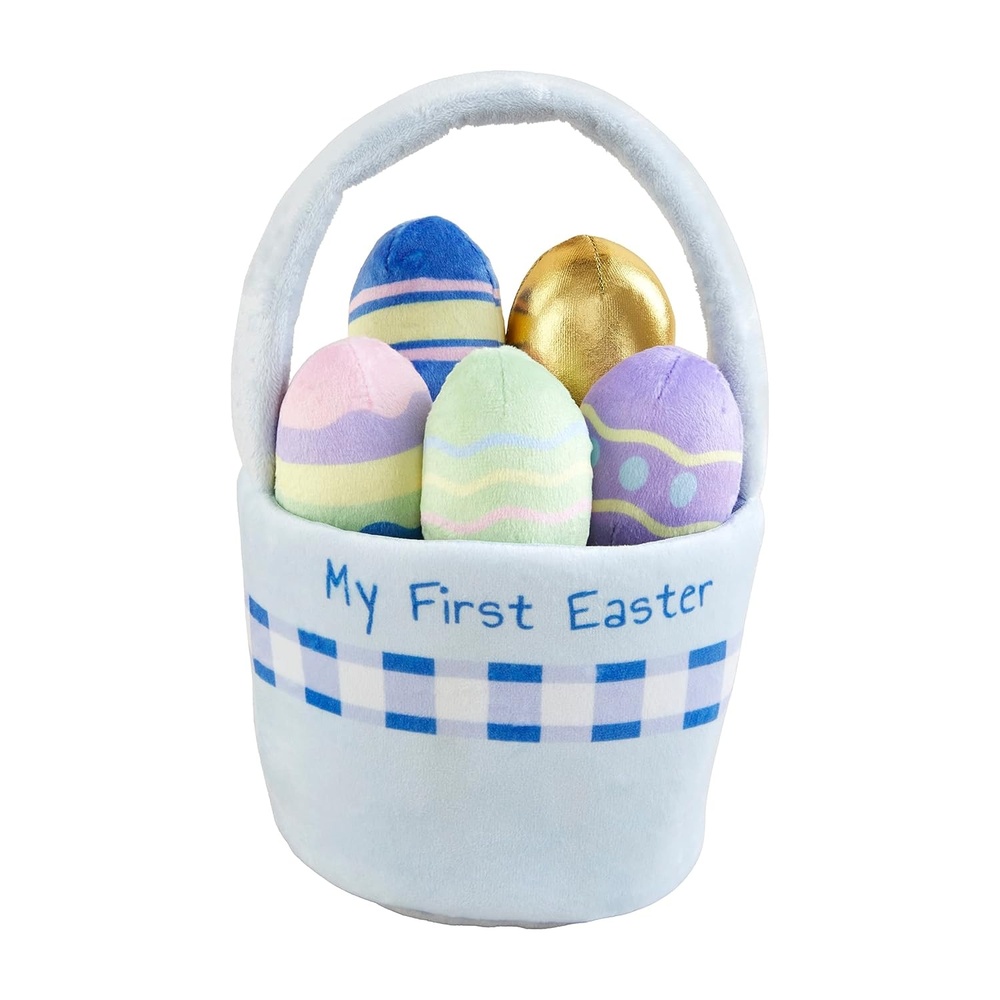 image:imageMud Pie Boys Easter Basket Plush Set