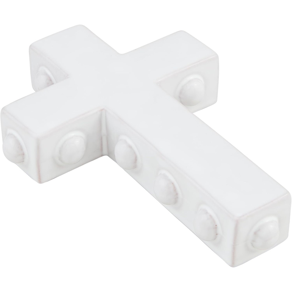 image:imageMud Pie Large Chunky Beaded Cross 7 x 4 1245L x 2W