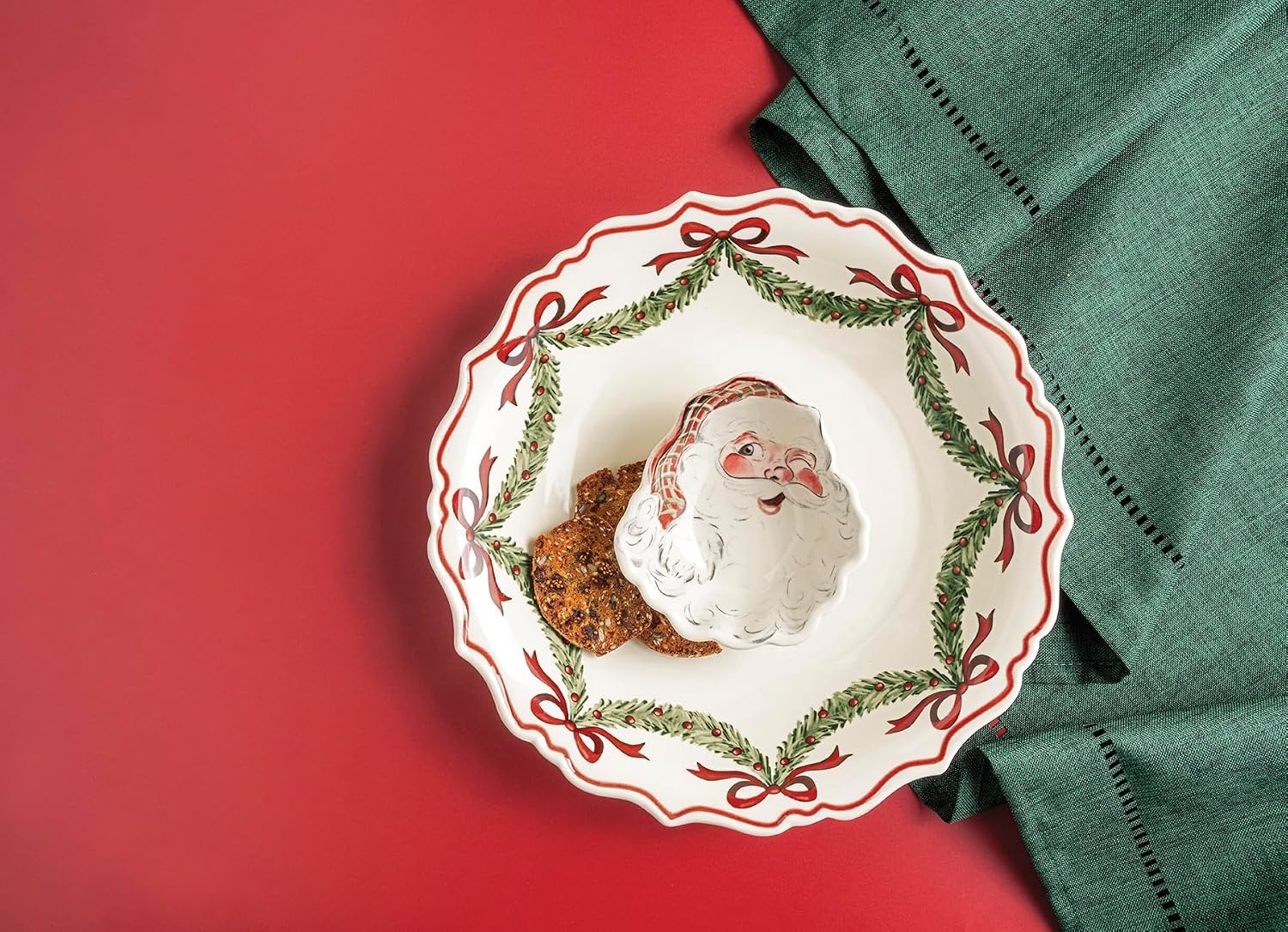 image:imageMud Pie Christmas Santa Chip amp Dip Set