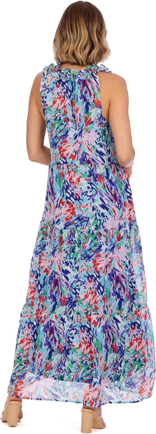 image:imageMud Pie Womens Mud Pie Womens Magnolia Maxi DressBlue
