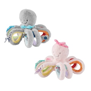 Mud Pie Gray Octivity Plush Pal, Grey, 15 1/2″ X 15 1/2″