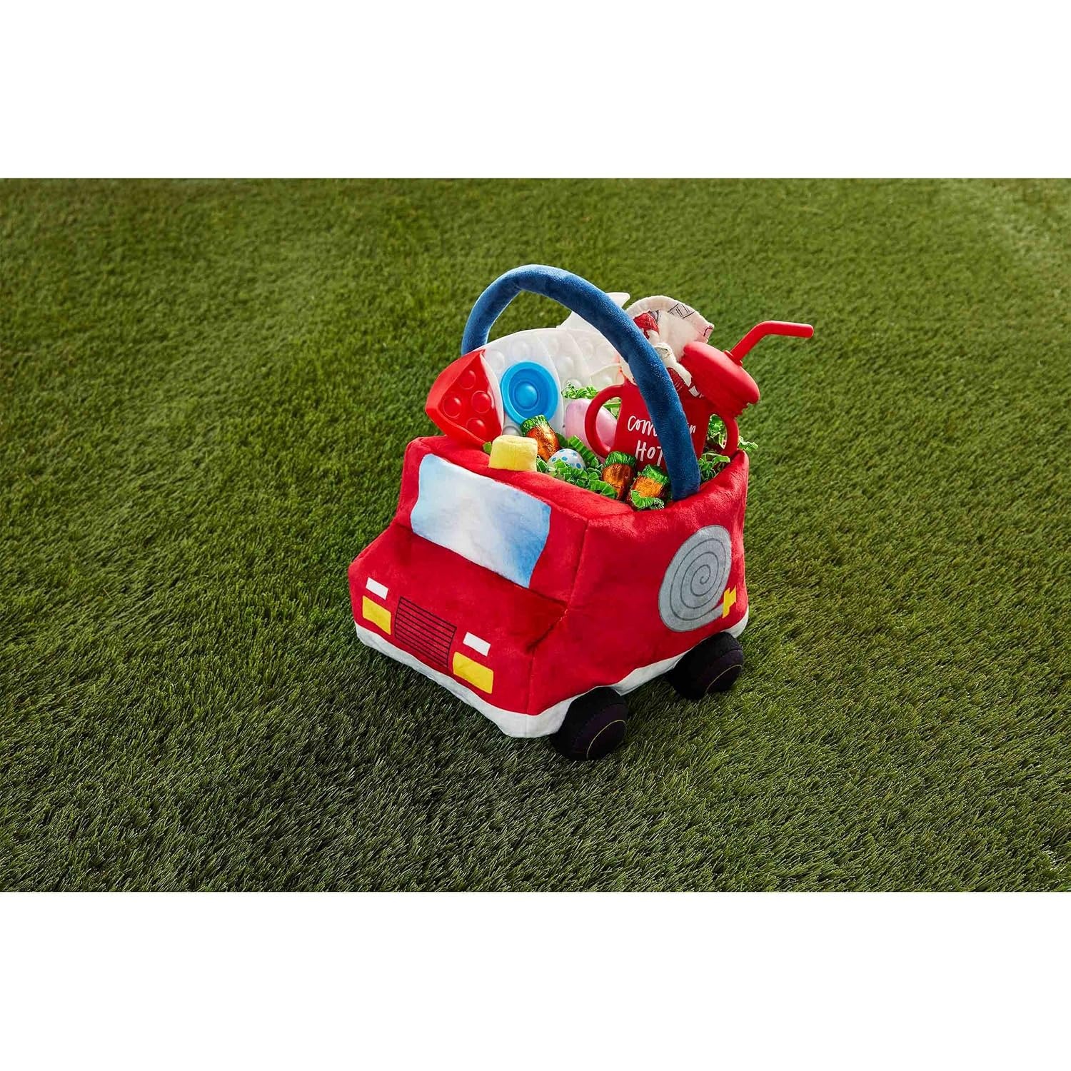 image:imageMud Pie Kids Fire Truck Easter Basket