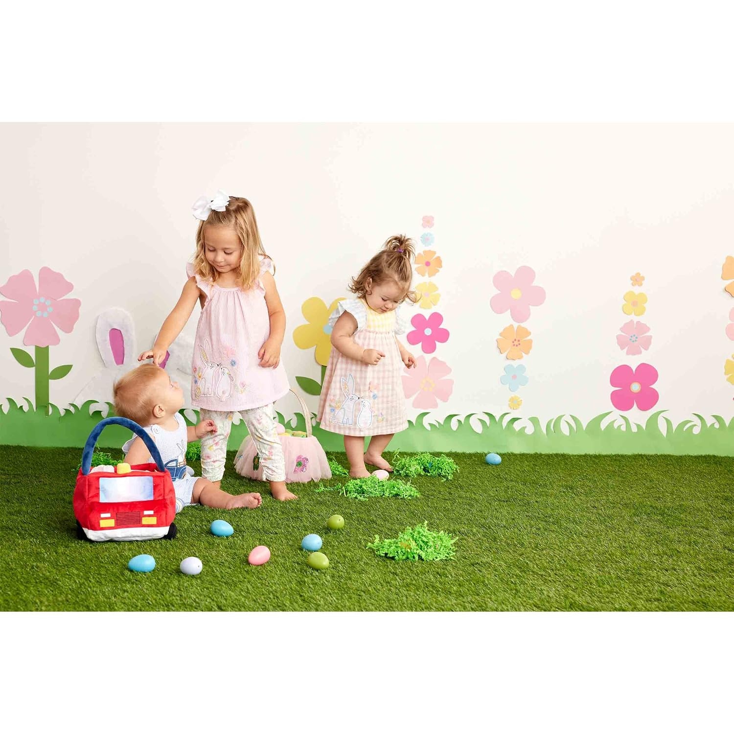 image:imageMud Pie Kids Fire Truck Easter Basket