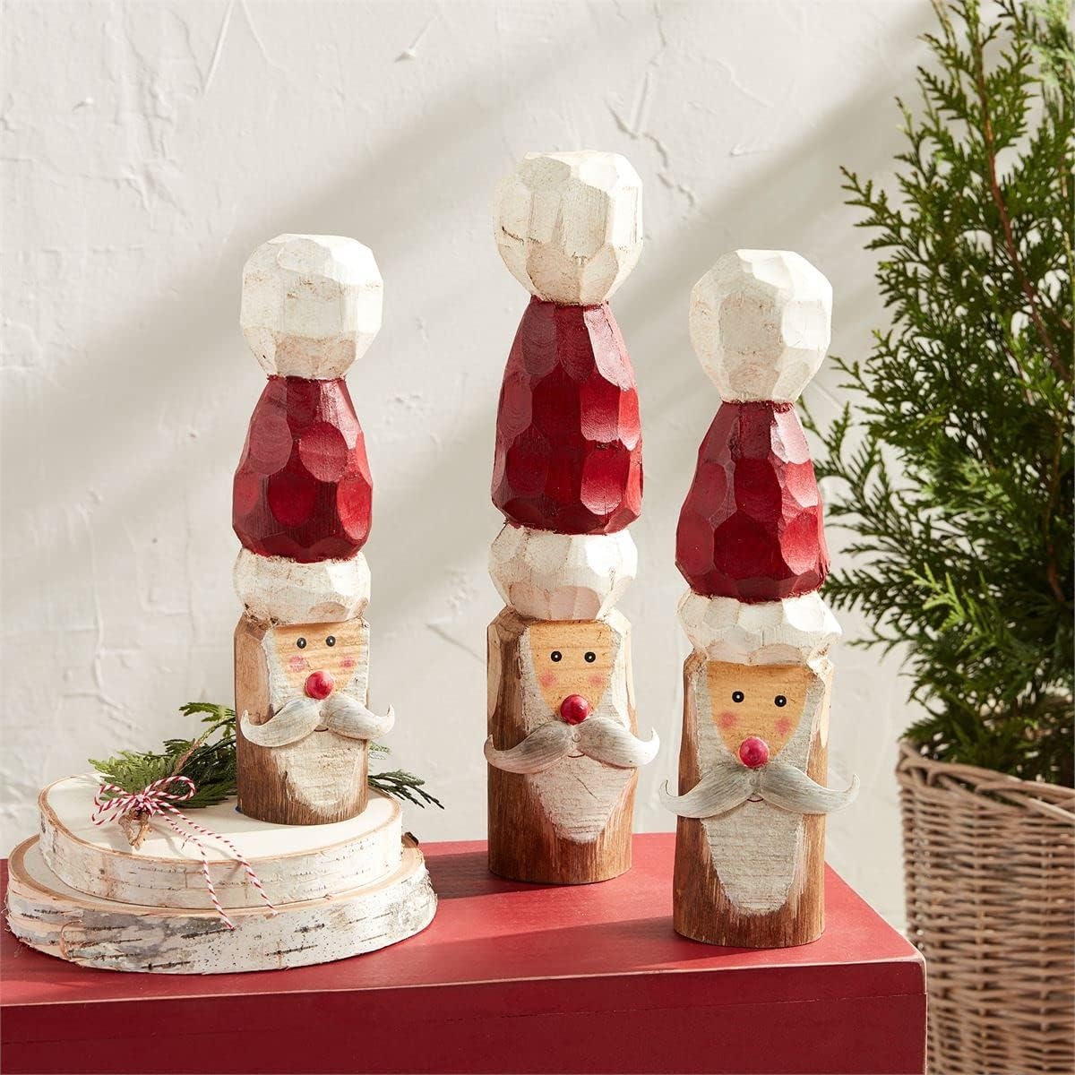 image:imageMud Pie Wooden Santa Block Medium 145 x 32