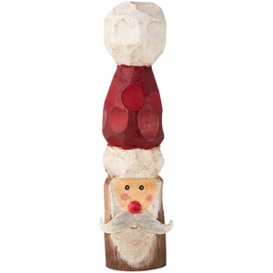 Mud Pie Wooden Santa Block, Small, 12″ x 3″
