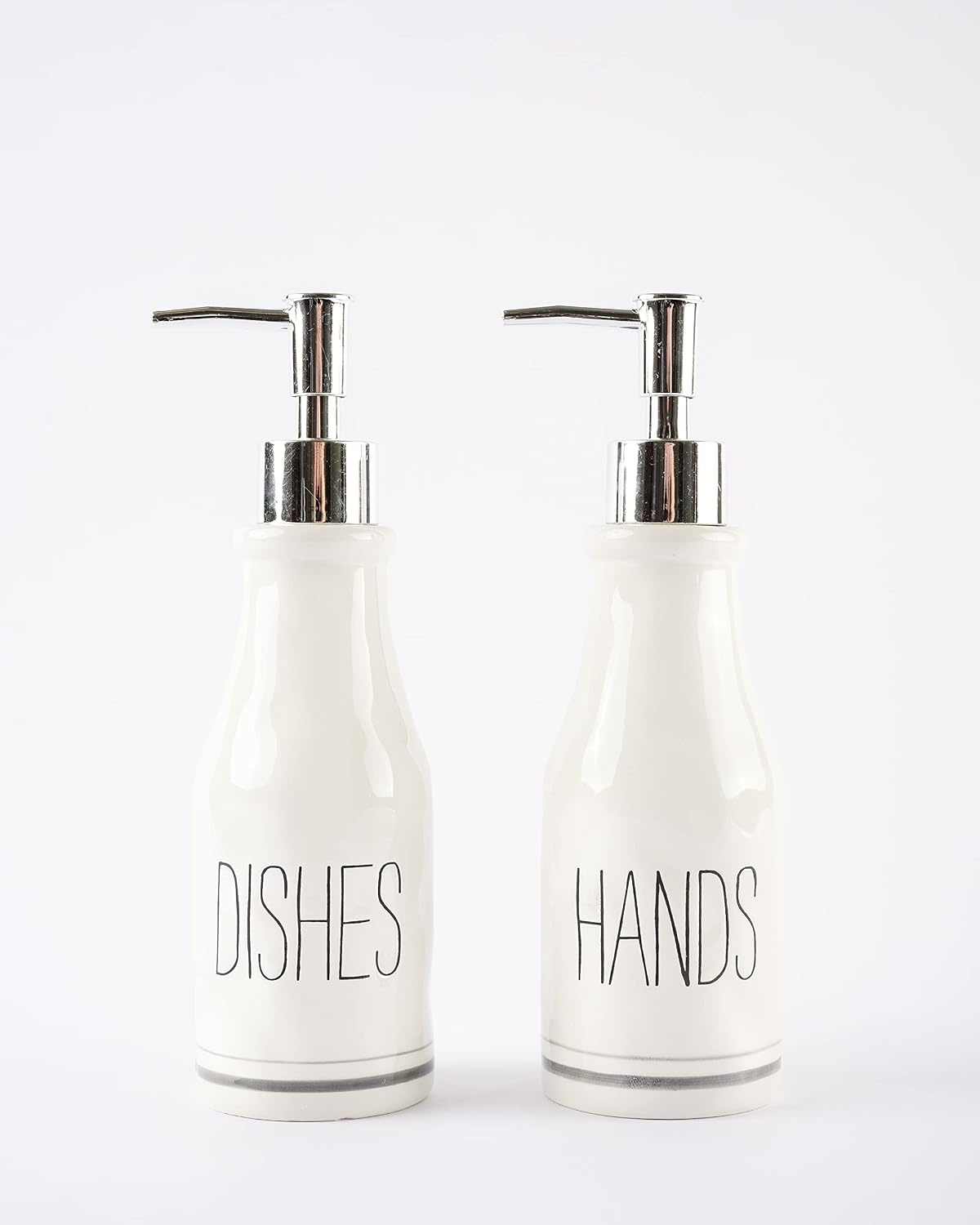 image:imageMud Pie Farmhouse Ceramic Hand and Dish Soap Pump Dispenser SetHands and Dishes