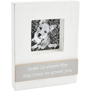 Mud Pie HOME IS WHERE PET BLOCK FRAME