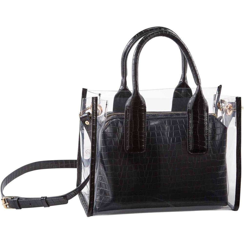 image:imageMud Pie CLEAR MEDIUM BAGBlack