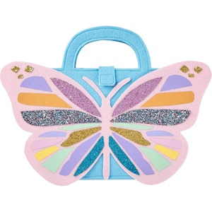 Mud Pie Girl Art Portfolio and Crayon Set, Butterfly, 11″ x 14″