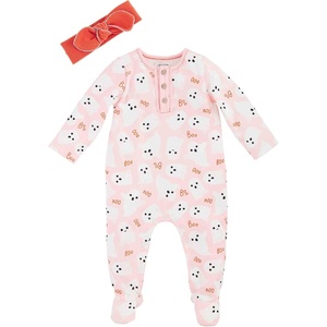 Mud Pie baby-girls Night Before Xmas Girl Pajamas(Pink)