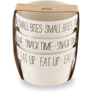 Mud Pie Small Bites Ramekin Set of 3