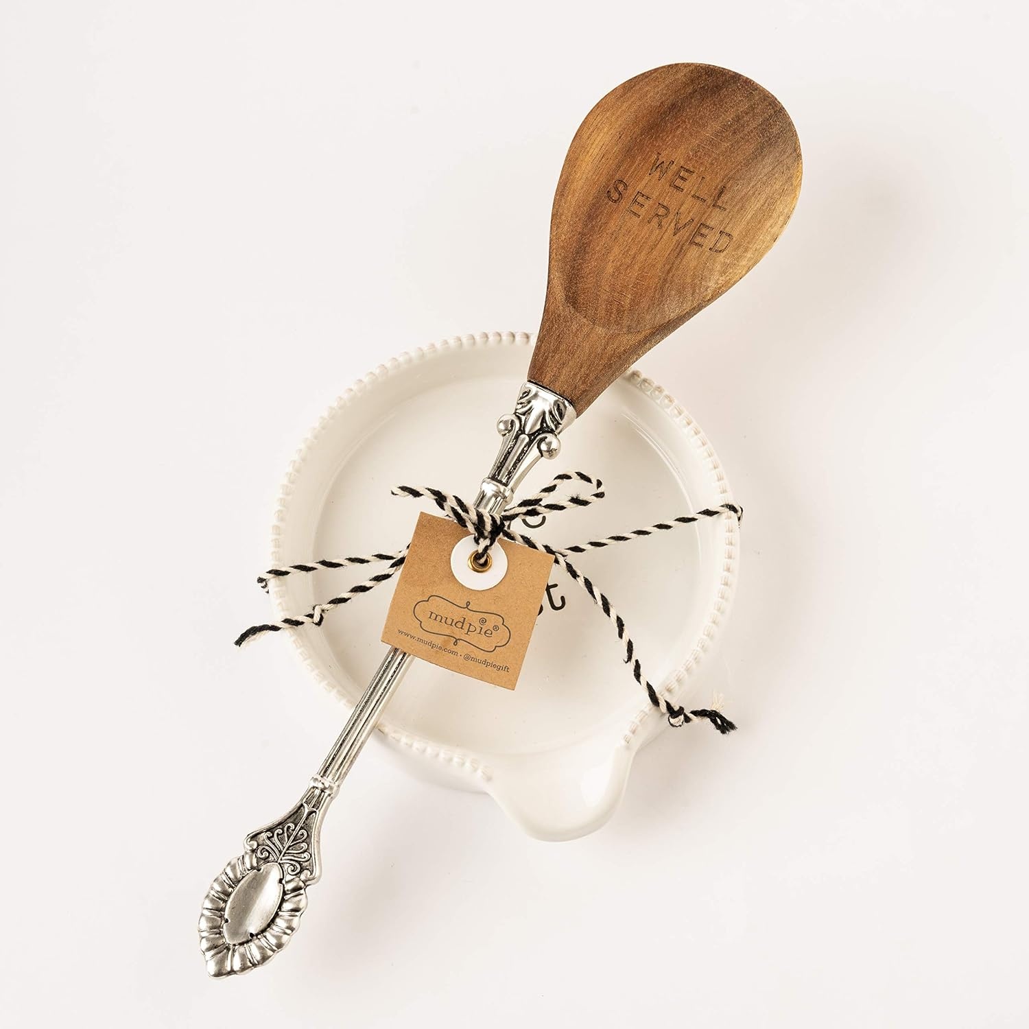 image:imageMud Pie Circa Spoon 125 5 Dia Give it a RestWhite Give it a rest