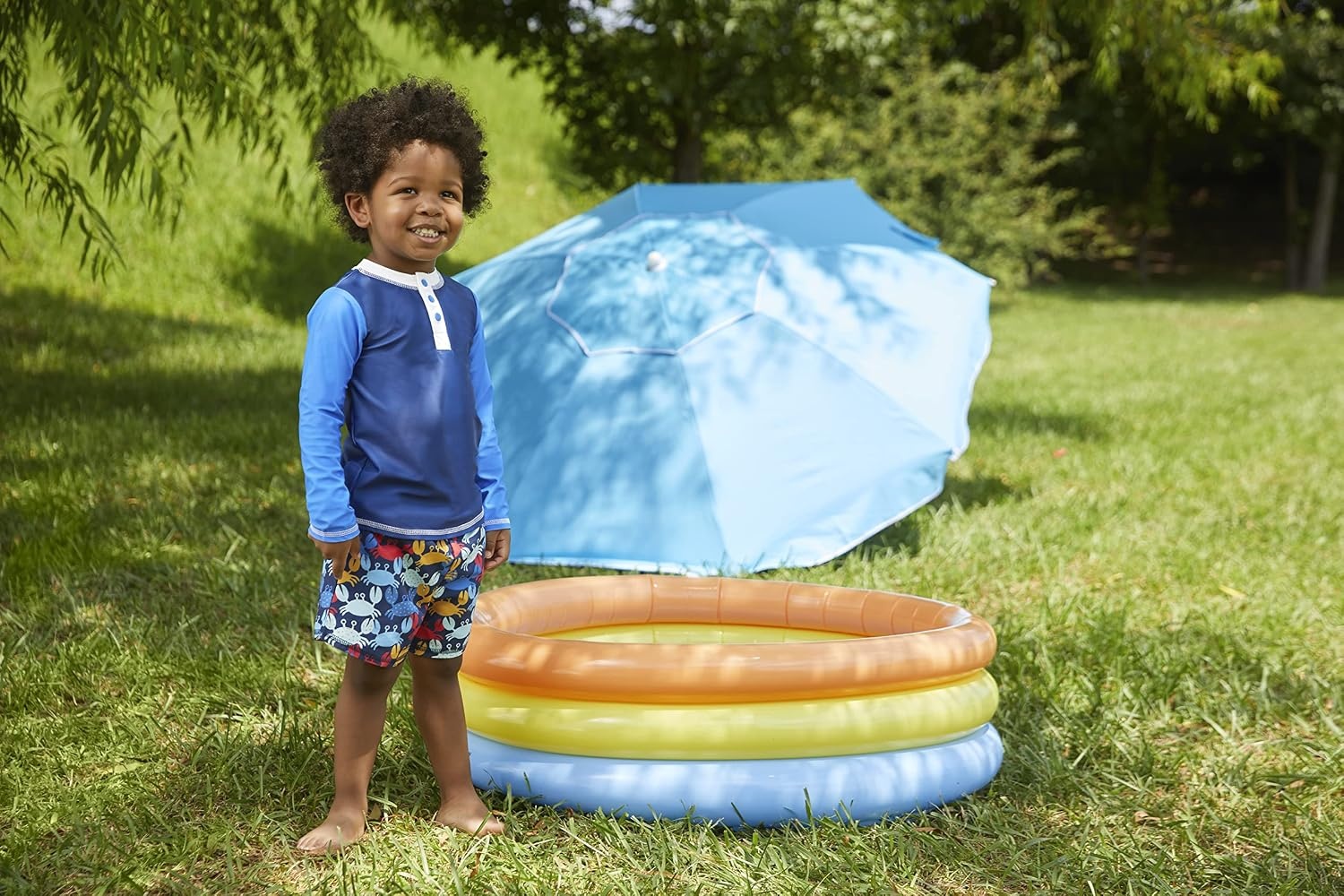 image:imageMud Pie Boys Toddler Swim TrunksCrab