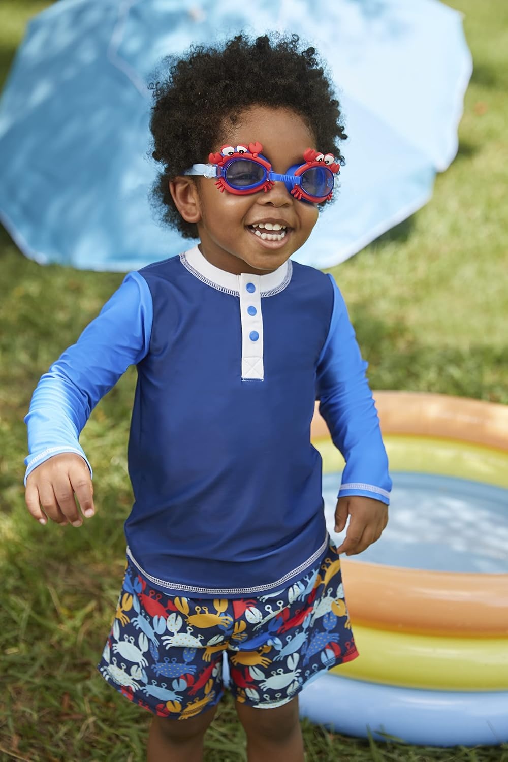 image:imageMud Pie Boys Toddler Swim TrunksCrab