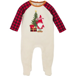 Mud Pie Baby Boys Golf Footed Sleeper, Cotton Zipper Pajamas(Gnome)