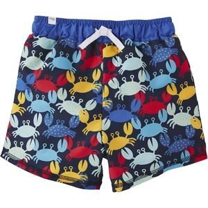 Mud Pie Boys Toddler Swim Trunks(Crab)