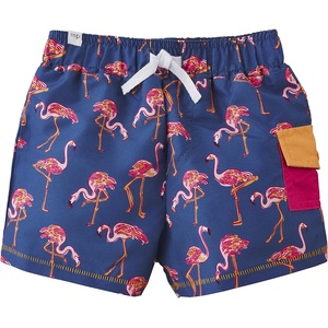 Mud Pie Boys Toddler Swim Trunks(Flamingo)