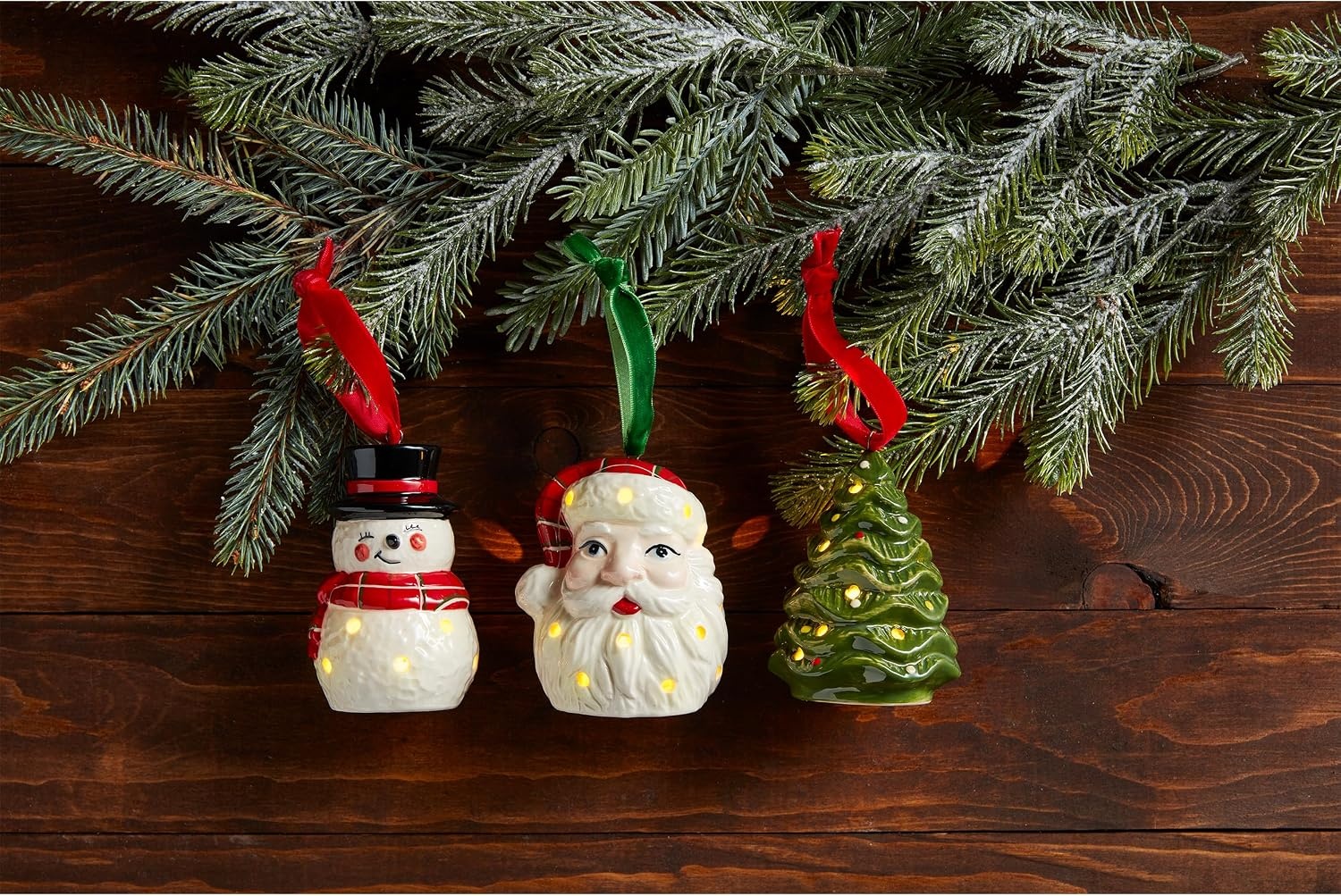 image:imageMud Pie Classic Light Ornament Snowman 3 34 x 2 12