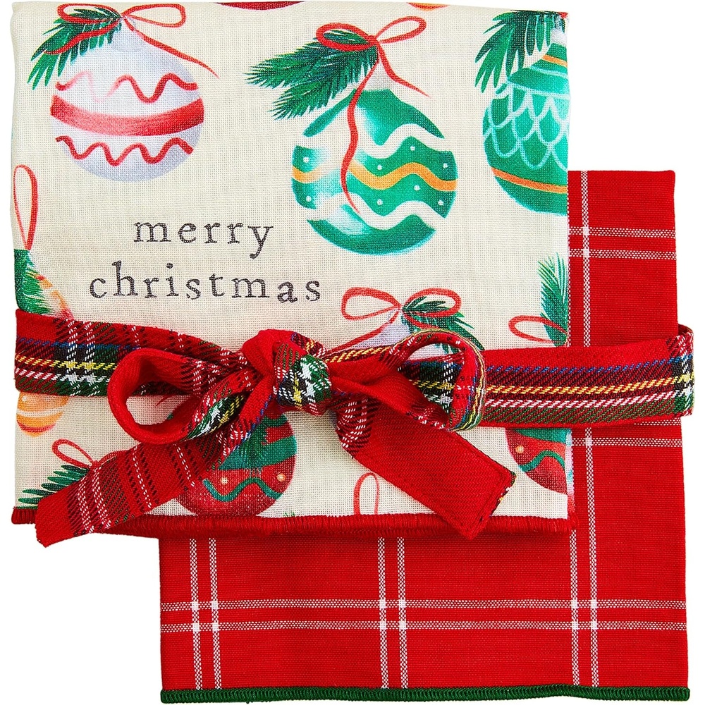 image:imageMud Pie Classic Christmas Towel Ornament 26 x 16 12
