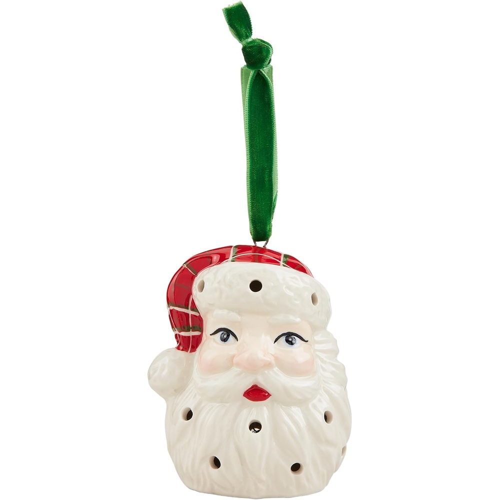image:imageMud Pie Classic Light Ornament Santa 3 34 x 2 12